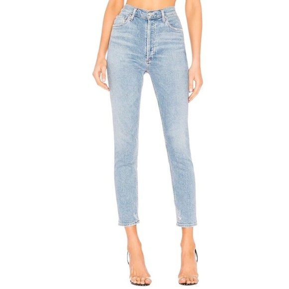 Agolde Nico High Rise Slim Fit Stretch Jean 27 - Picture 1 of 8